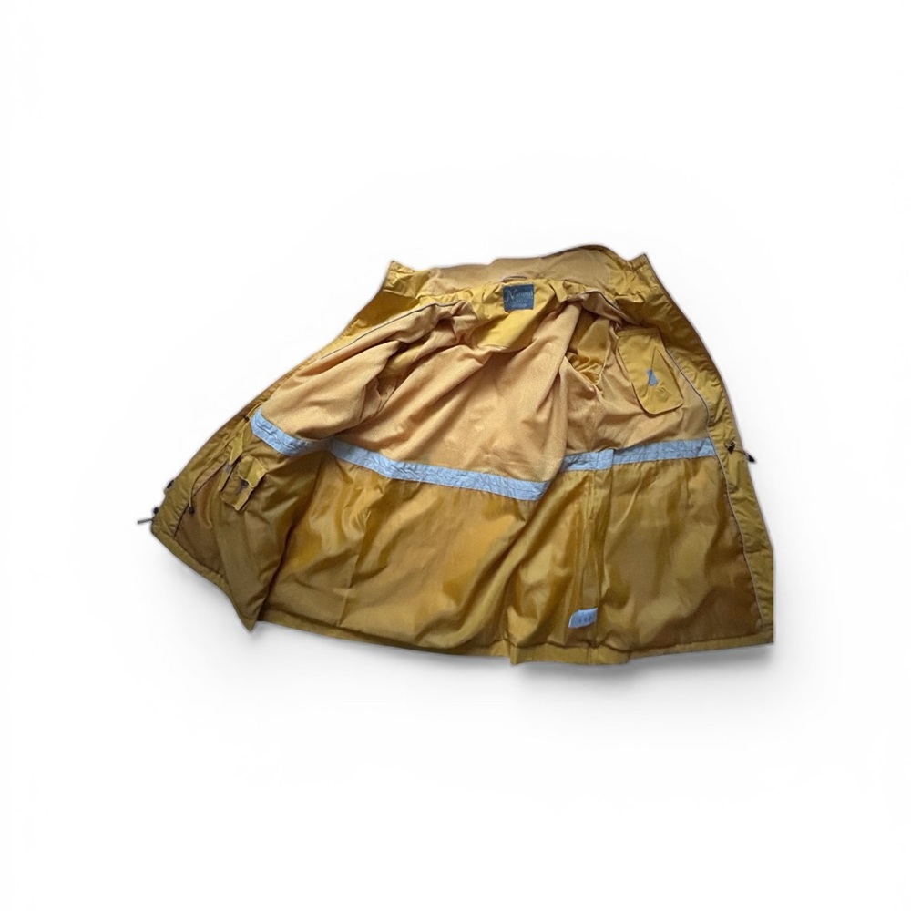 Natural Reflections Mustard Hooded Rain Jacket 1X NWT | Lightweight Utility - Picture 9 of 13